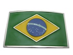 BOUCLE DE CEINTURE DRAPEAU BRESILIEN