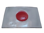 BOUCLE DE CEINTURE DRAPEAU JAPONAIS