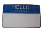 BOUCLE DE CEINTURE HELLO MY NAME IS